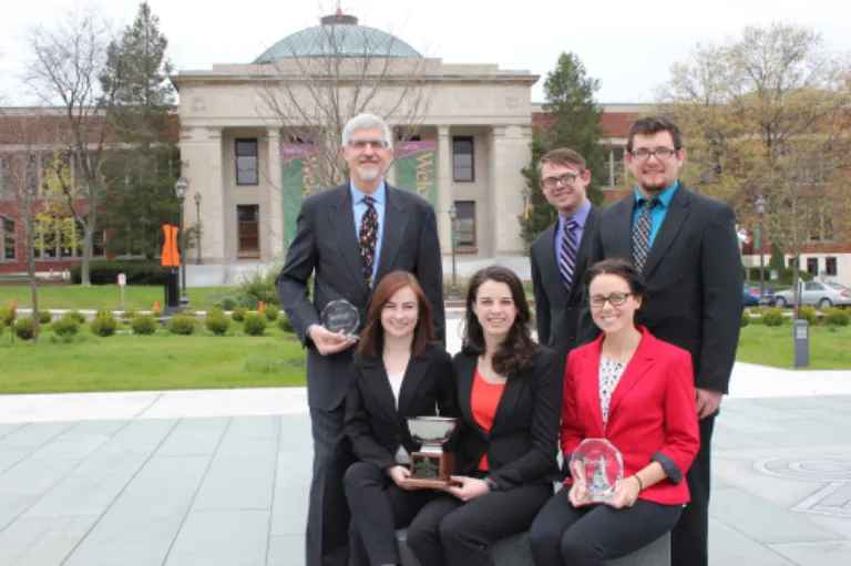 Sarah Kenehan, Ph.D., associate professor of philosophy, and Murray Pyle, Ph.D., assistant professor in the School of Business and Global Innovation.