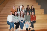 Lindsey Reinhart, Andrea Inhof, Julia Taylor, Karsyn Moore, and Angela Sanchez, Meghan Foley, Sarah Lynch, Karly Wilsusen, Ashley Wilga, and Grace Spiezia