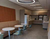 kitchen with tables and chairs