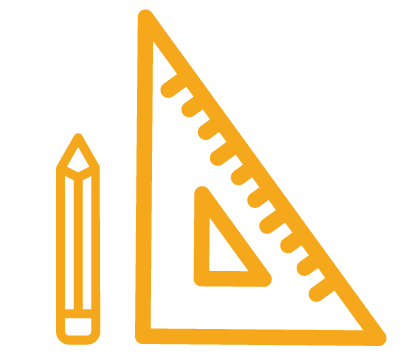 pencil and ruler icon